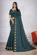 Royal Maroon Zari Jacquard Saree