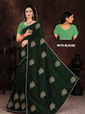 Royal Green Jagrata Saree