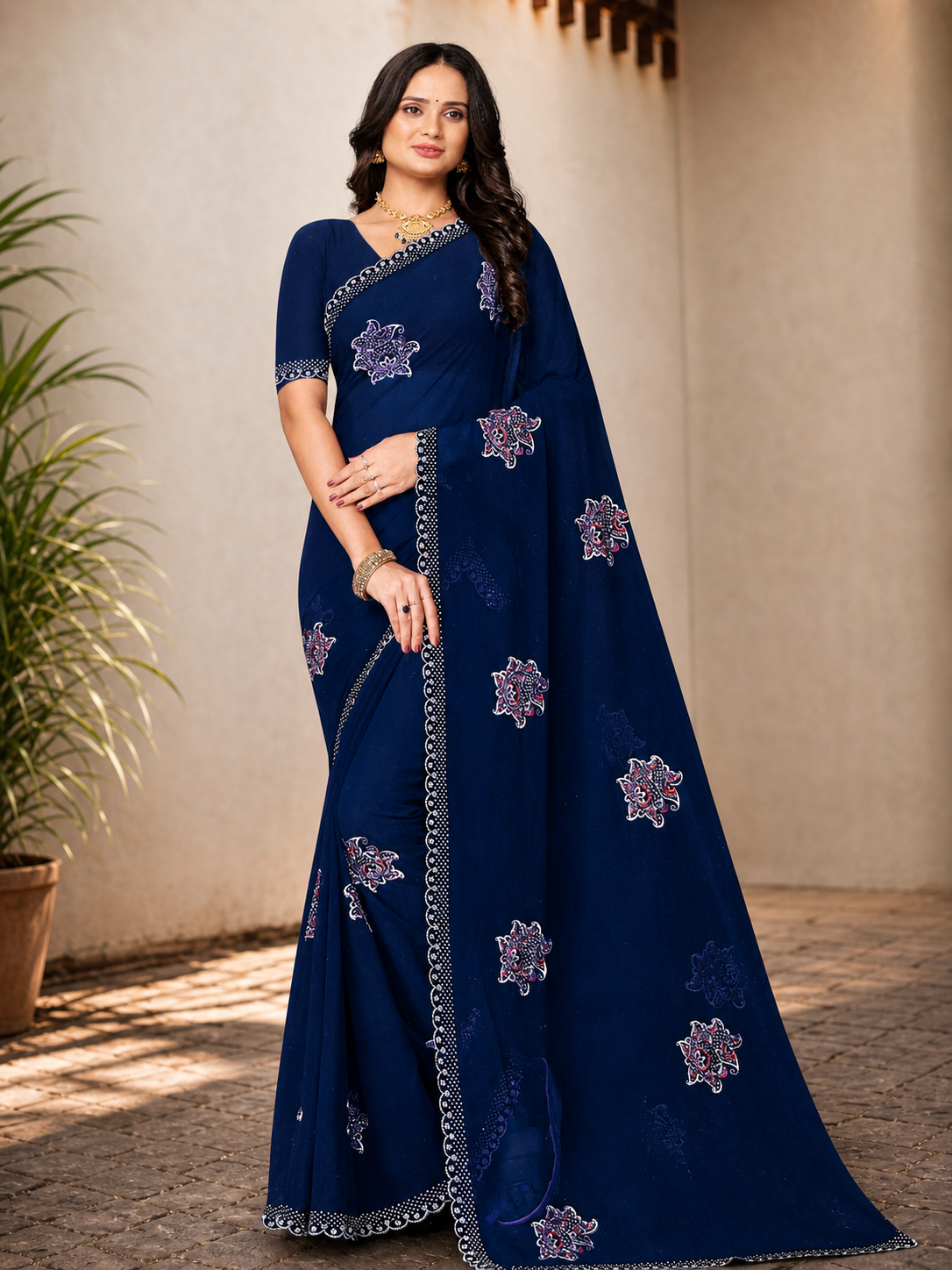 Premium Designer Georgette Saree