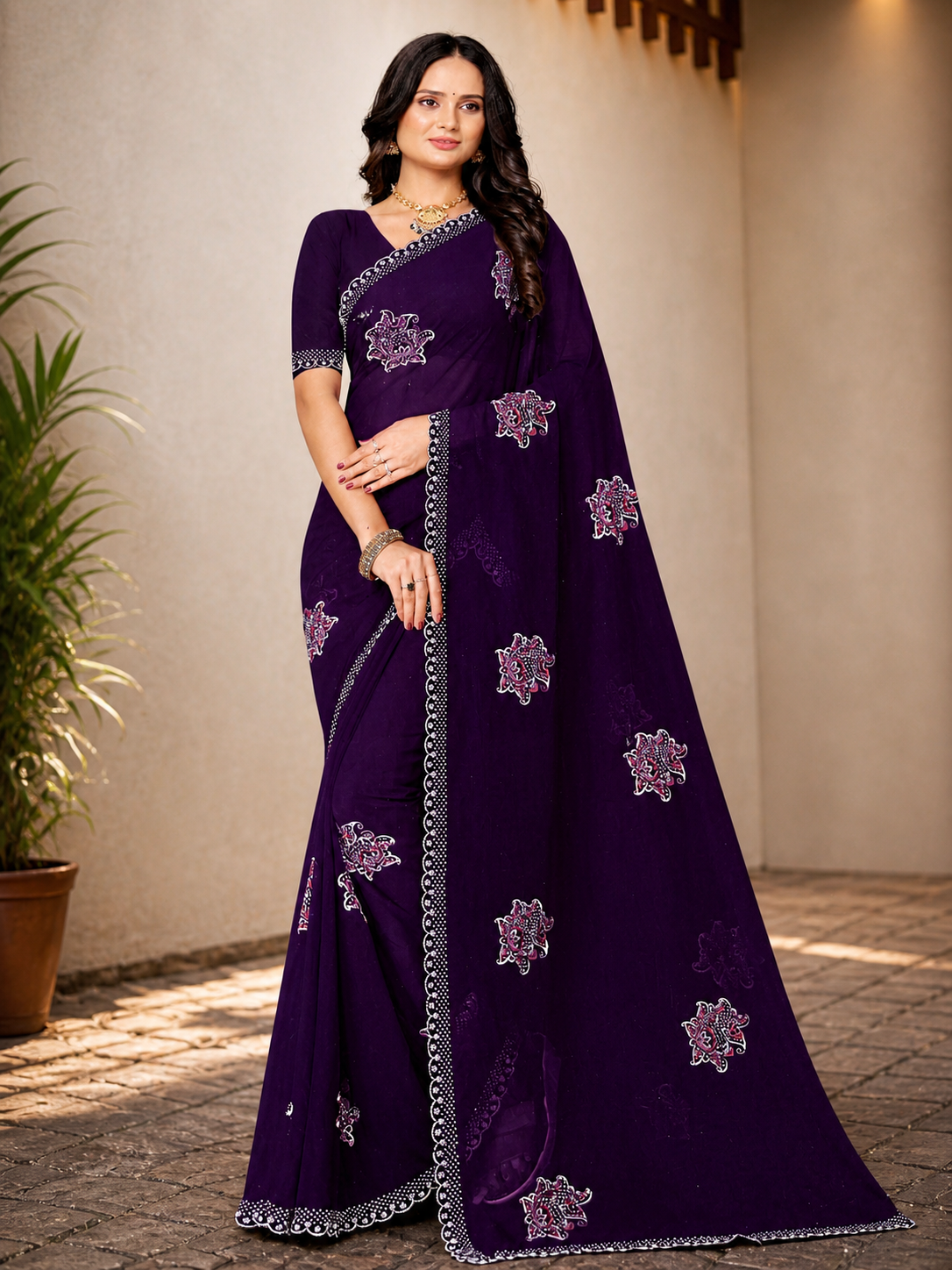 Premium Designer Georgette Saree
