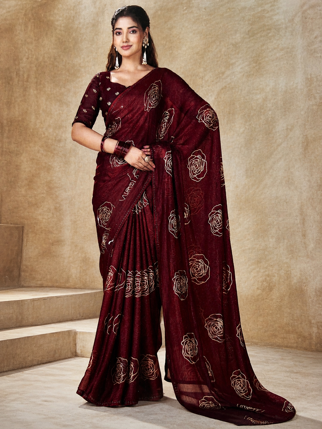 Premium Blossom Saree