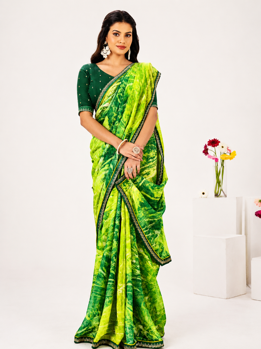 Sunshine Leheriya Saree